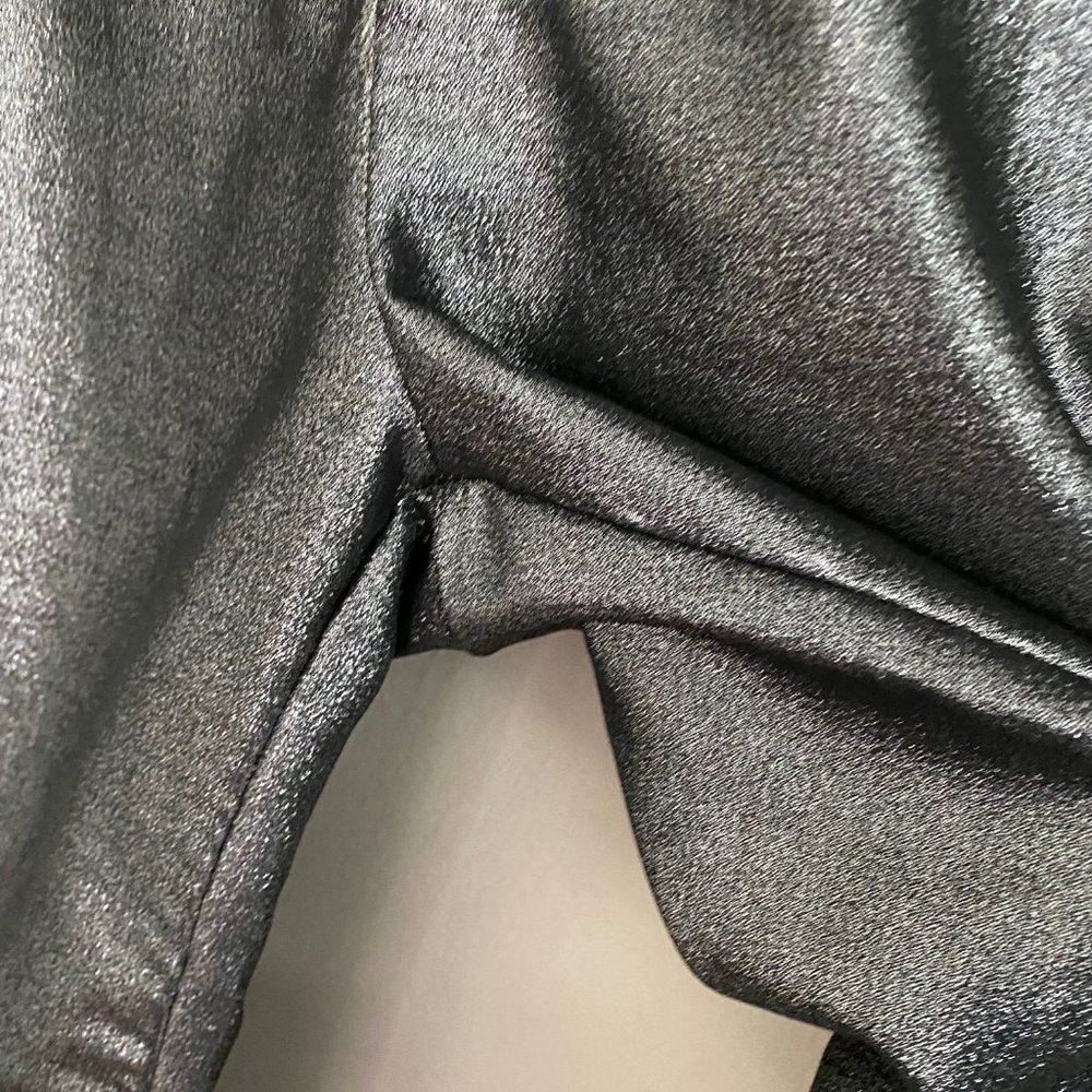 House of CB Jas Silver Kick Flare Trouser - Picture 7 of 14